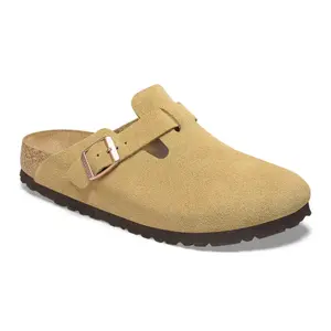 Clogs Birkenstock Boston Suede Leather image-1