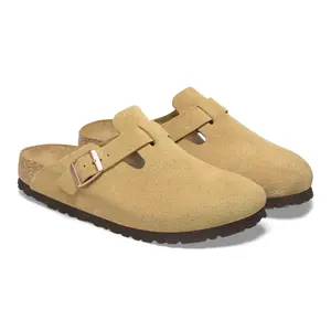 Clogs Birkenstock Boston Suede Leather image-2