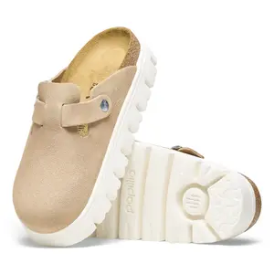 Zoccoli da donna Birkenstock Boston Chunky Suede Leather image-4