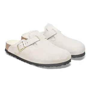 Leren damesklompen Birkenstock Boston Suede/ Shearling image-2