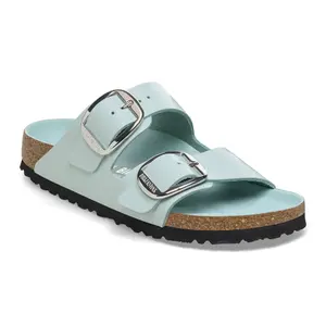Sandales femme Birkenstock Arizona Big Buckle Natural Leather Patent image-1