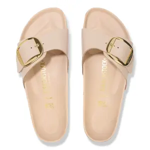 Women's sandals Birkenstock Madrid Big Buckle Natural Leather Patent image-3