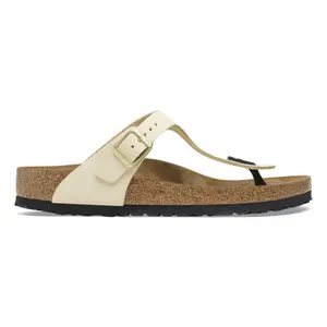 Klapki damskie Birkenstock Gizeh Nubuck Leather image-0