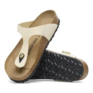 Klapki damskie Birkenstock Gizeh Nubuck Leather image-3