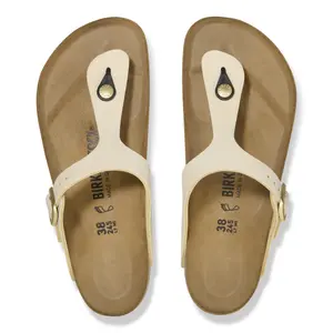 Klapki damskie Birkenstock Gizeh Nubuck Leather image-4