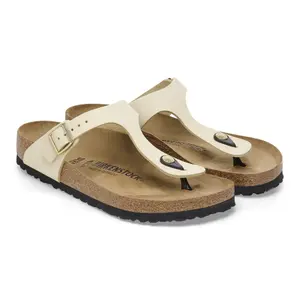 Klapki damskie Birkenstock Gizeh Nubuck Leather image-2