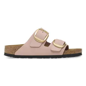 Women's mules Birkenstock Arizona Big Buckle Nubuck Leather image-0