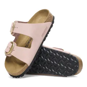 Women's mules Birkenstock Arizona Big Buckle Nubuck Leather image-4