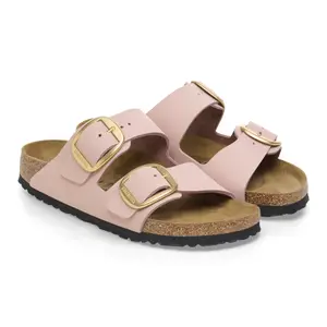 Women's mules Birkenstock Arizona Big Buckle Nubuck Leather image-2