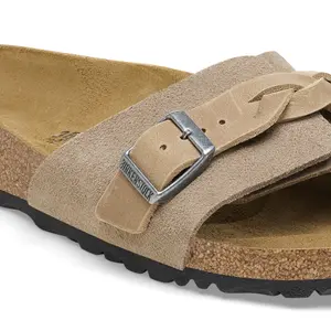 Sandalias de mujer Birkenstock Oita Braided Suede Leather image-5
