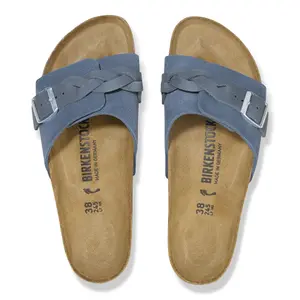 Women's sandals Birkenstock Oita Braided Suede Leather image-3