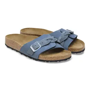 Women's sandals Birkenstock Oita Braided Suede Leather image-2