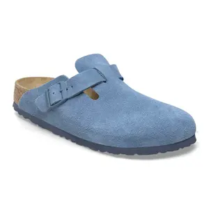 Regular fit clogs Birkenstock Boston BS Suede Leather image-1