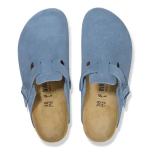 Regular fit clogs Birkenstock Boston BS Suede Leather image-3