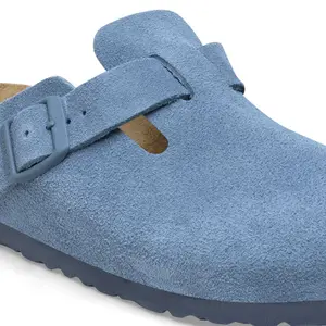 Regular fit clogs Birkenstock Boston BS Suede Leather image-5