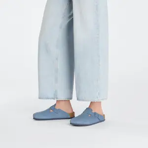 Regular fit clogs Birkenstock Boston BS Suede Leather image-6