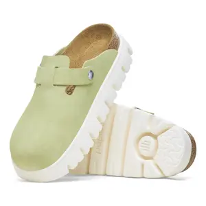 Damen-Clogs Birkenstock Boston Chunky Suede Leather image-2