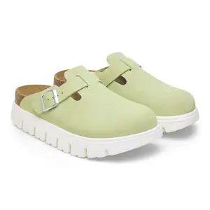 Damen-Clogs Birkenstock Boston Chunky Suede Leather image-0