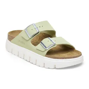 Women's mules Birkenstock Arizona Platform Suede Leather image-1