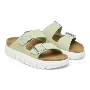 Women's mules Birkenstock Arizona Platform Suede Leather image-2