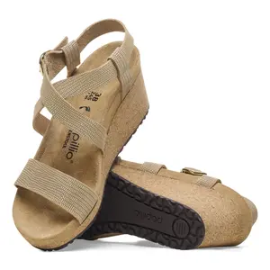 Damensandalen Birkenstock Sibyl Ring-Buckle Embossed Leather image-4