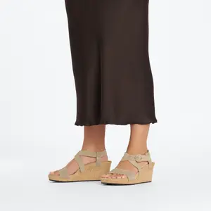 Damensandalen Birkenstock Sibyl Ring-Buckle Embossed Leather image-6