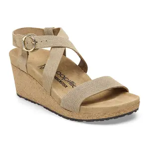 Damensandalen Birkenstock Sibyl Ring-Buckle Embossed Leather image-1