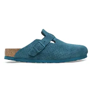 Suède leren klompen Birkenstock Boston image-0