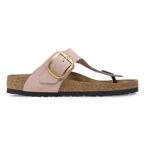 Women's sandals Birkenstock Gizeh Big Buckle Nubuck Leather image-0
