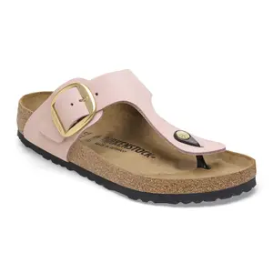 Women's sandals Birkenstock Gizeh Big Buckle Nubuck Leather image-1