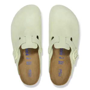 Leren klompen met zachte binnenzool Birkenstock Boston image-3