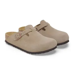 Children's mules Birkenstock Boston Suede Leather image-2