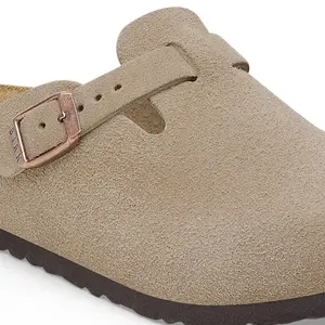 Children's mules Birkenstock Boston Suede Leather image-5