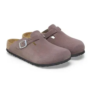 Children's mules Birkenstock Boston Suede Leather image-2