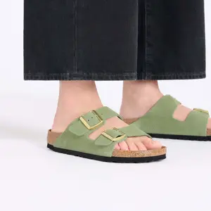 Women's sandals Birkenstock Arizona Soft Footbed Suede Leather image-3