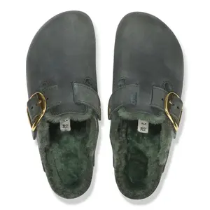 Women's clogs Birkenstock Big Buckle Shearling image-3