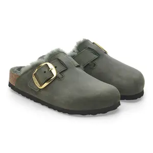 Women's clogs Birkenstock Big Buckle Shearling image-4