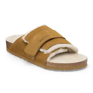 Sandals Birkenstock Kyoto Shearling Suede Leather/Fur image-1