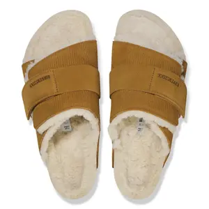 Sandals Birkenstock Kyoto Shearling Suede Leather/Fur image-3