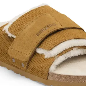 Sandals Birkenstock Kyoto Shearling Suede Leather/Fur image-5
