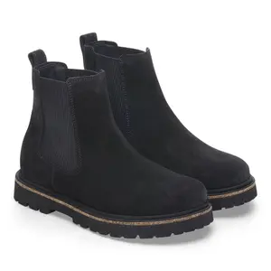 Bottines cuir suédé femme Birkenstock Highwood Slip On image-1