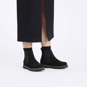 Bottines cuir suédé femme Birkenstock Highwood Slip On image-3