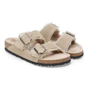 Sandals Birkenstock Arizona Suede Leather image-2