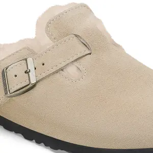 Clogs Birkenstock Boston Suede Leather image-5