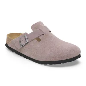 Clogs Birkenstock Boston Suede Leather image-1