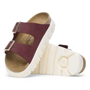 Women's mules Birkenstock Arizona Platform Suede Leather image-3