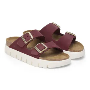 Women's mules Birkenstock Arizona Platform Suede Leather image-2