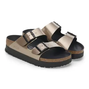 Sandals Birkenstock Arizona PAP Flex Platform Birko-Flor image-2