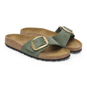 Women's sandals Birkenstock Madrid Big Buckle Nubuck Leather image-5
