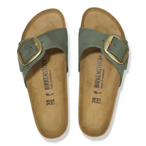 Women's sandals Birkenstock Madrid Big Buckle Nubuck Leather image-6
